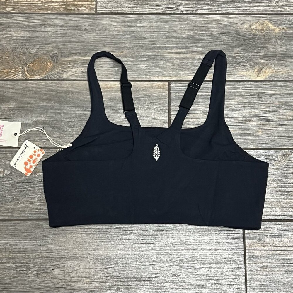 NWT $68 Free People X Hatch Maternity Bra XS Black Never Better Square Neck - Picture 7 of 13